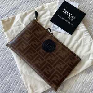 Authentic Fendi FF Pochette